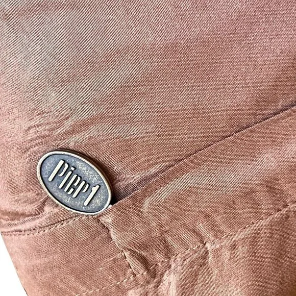 Pier 1 Pillows Embroidered Leaf Lumbar Set of 3 Couch Rectangular Brown Zipper - Picture 6 of 11